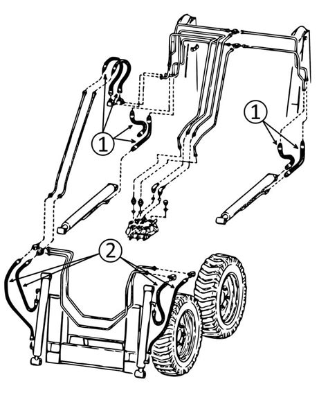 hydraulic hoses for skid steer attachments|after market bobcat hydraulic hoses.